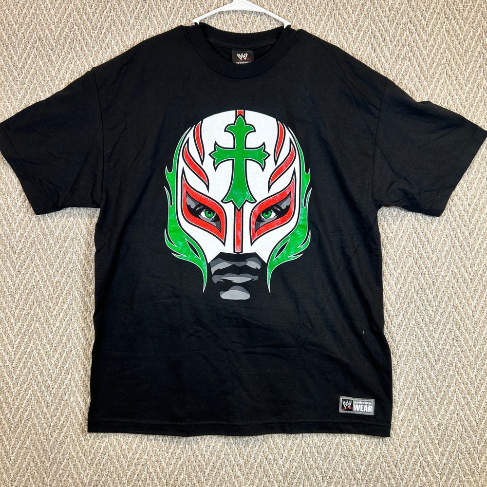 Rey Mysterio T Shirt Mens XL WWE 619 Booyaka Black Graphic Authentic Wear